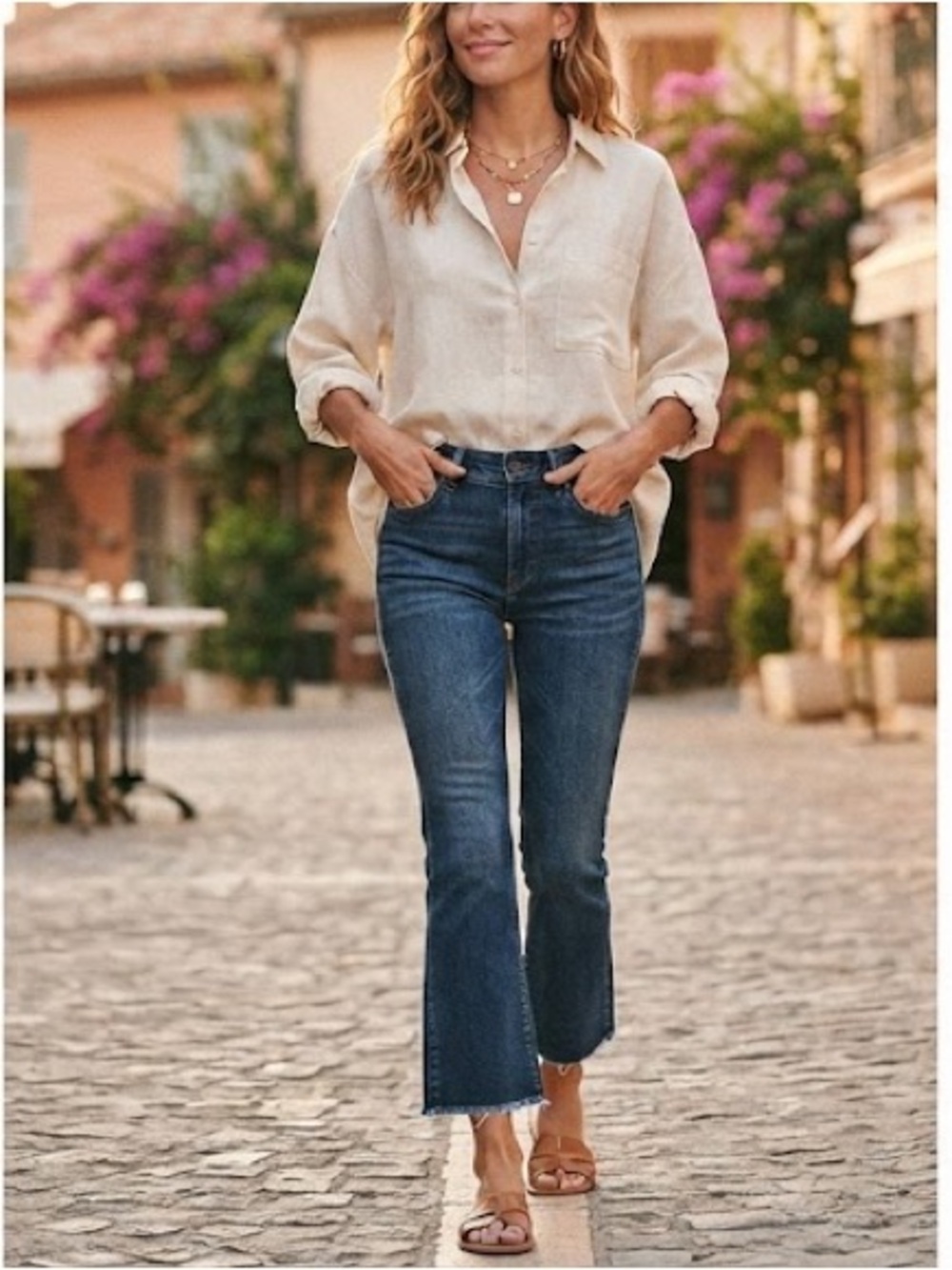 MOTHER “The Insider Crop Step Fray” Jeans Wash Teaming Up Sz 27 Originally $238